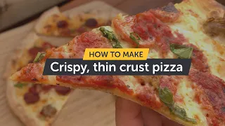 How To Make Thin Crust Pizza From Scratch | Making Pizza At Home