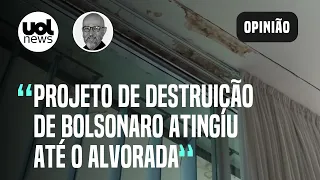 Desmazelo com Alvorada demonstra que Bolsonaro fez o pior o melhor que pôde, diz Josias