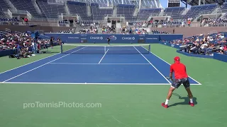 Kyrgios v Sock, 2017 US Open practice, 4K