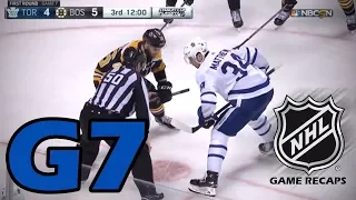 Toronto Maple Leafs vs Boston Bruins. 2018 NHL Playoffs. Round 1. Game 7. 04.25.2018 (HD)