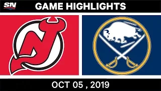 NHL Highlights | Devils vs. Sabres – Oct. 05, 2019