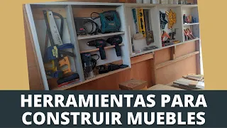 Herramientas básicas para armar muebles de melamina - Tips y consejos