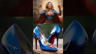 Superheroes but women's heels 👠 Marvel DC