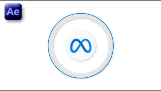Simple Meta Logo Animation In Adobe After Effects - After Effects Tutorial - No Plugins.