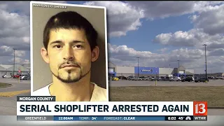 Serial shoplifter arrested again