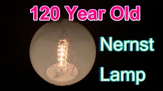120 Year Old Rare Nernst Lamps