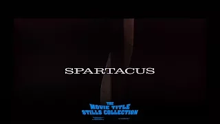 Saul Bass title sequence - Spartacus (1960)