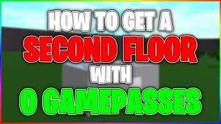 How To Get A Second Floor In Bloxburg Without Gamepasses!