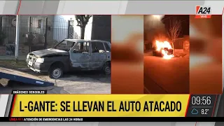 🚨 L-Gante preso: incendiaron el auto del denunciante