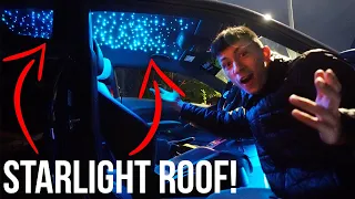 STARLIGHT HEADLINER INSTALL TO MY CAR! **STUNNING!**