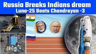 Chandrayaan 3 VS Luna  25 : Who will reach moon first? Russia or India