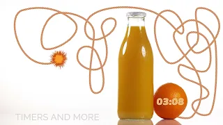 5 Minute Orange Juice 🍊 Bomb 💣 Timer