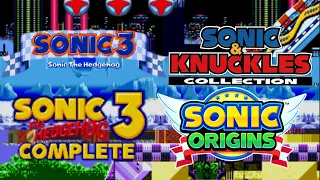 Sonic 3 Proto/PC/Origins/Port Soundtrack Comparison (Read Description)