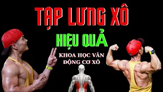 Cách tập lưng xô hiệu quả khoa học