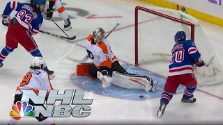 Carter Hart robs Chris Kreider with stellar toe save for Flyers | NBC Sports