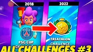 All challenges from 2018 to 2022 with their rewards #brawlstars