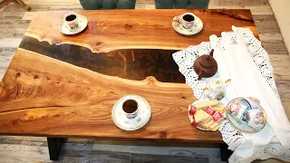 Невероятный обеденный стол из массива: Все секреты и хитрости