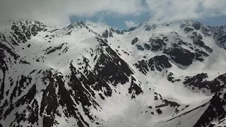 Muntii Fagarasi Iarna 4K (Negoiu&Serbota) filmati cu drona