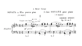 George Enescu - Piano Sonata No. 3 in D Major, Op. 24 No. 3
