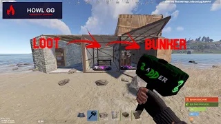 New method to pass loot through 2 walls in rust.