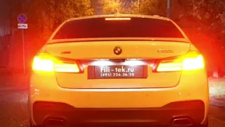 Выхлоп на BMW 530i G30