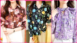 Pretty 🦋 Blouses Printed and 💓 Wadding 👗