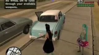 GTA San Andreas, K-ON! Mio edition: 06 - Nines and AK's