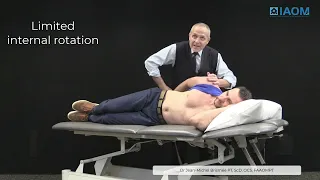 Shoulder: internal rotation mobilization