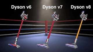 Dyson V8 vs V7 vs V6 - Cordless Vacuum Differences Comparison