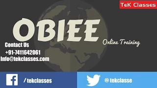OBIEE 11g Training Videos | OBIEE 11g Tutorials | OBIEE Online Training