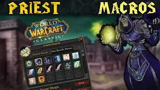 Classic WoW: Macros to use on Priest