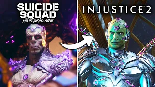 Brainiac Comparison - Injustice 2 vs Suicide Squad: Kill the Justice League