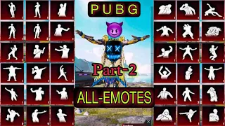 PUBG all Emotes and Dance moves|Season 1-15|PUBG Mobile