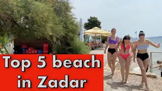 Top 5 beaches in Zadar (+2), Croatia