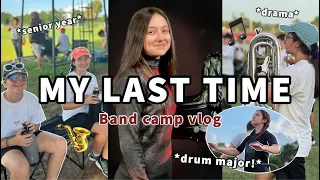 Pov: you’re the drum major | band camp Vlog & senior year