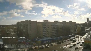 TimeLapse 2017 02 15 Новомосковск, Украина