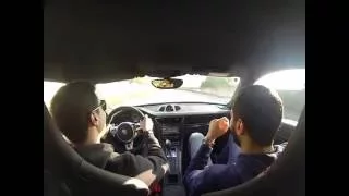 Crazy 991 Porsche GT3 drifting