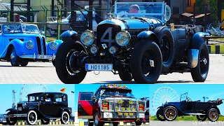 Retro cars in Klaipeda (Seni Kibirai) old buckets