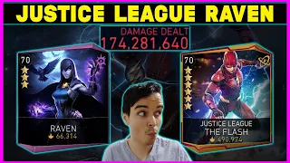 Budget Justice League Raven Does Good Damage Injustice 2 Mobile