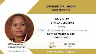 UL TSRC presents Covid-19 Virtual Lecture