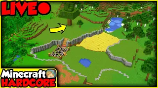 I Terraformed my GIANT Treehouse LIVE in Hardcore Minecraft | (Live Episode 1)