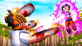 CHAINSAW MAN vs My GIRLFRIEND In Roblox