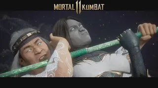 Mortal Kombat 11 - Fire God Liu Kang vs Kitana Boss Battle Gameplay [1080p 60FPS HD]