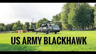 US ARMY BLACKHAWK Landing & TakeOff + BONUS F-16 FlyOver For 9/11 Day Of Remembrance 2021