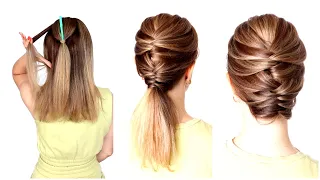 If you don't know how to do French Fishtail Braid, try this hack💡 #hairstyles #braids #hairstyle