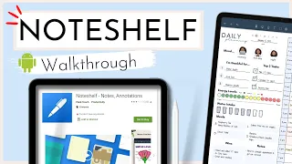 Noteshelf Walkthrough Using the Samsung Galaxy Tab S8+ (Android)