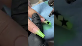 Design với Airbrush - JadeTang Nailsjobs