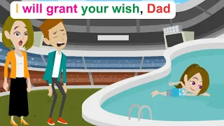 Ella has a surprise for her father - English Funny Animated Story - Ella English