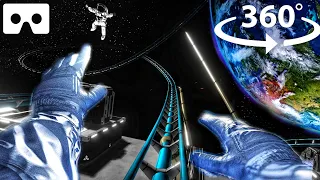 360° EPIC Roller Coaster in SPACE! Virtual Reality