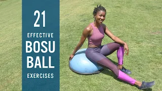 21 Effective BOSU Ball Exercises